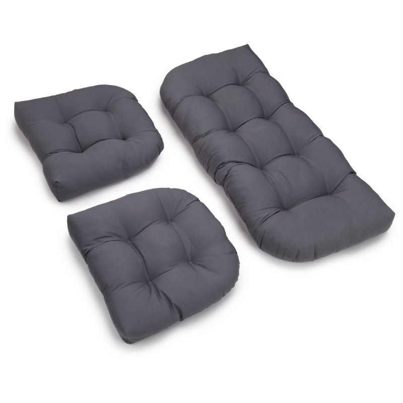 Charlton Home® 3 Piece Indoor Settee Cushion Set & Reviews Wayfair.ca